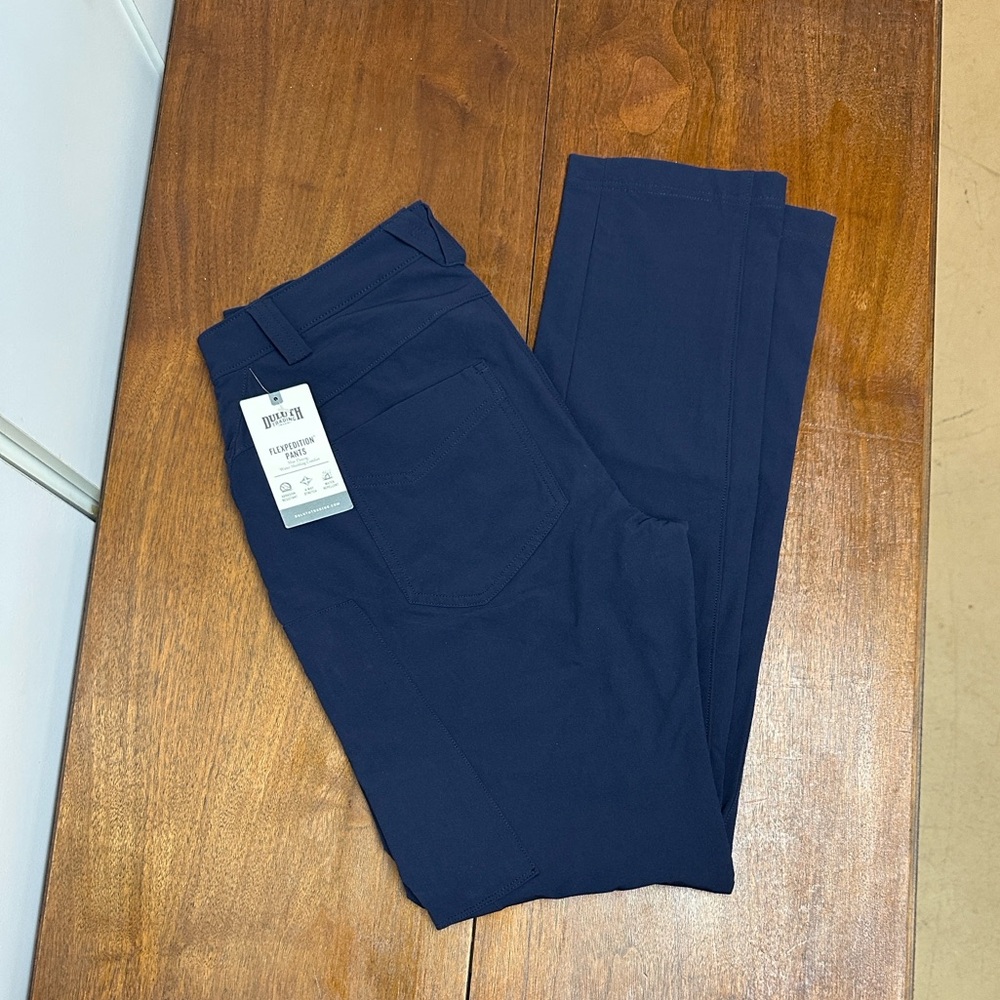 NWT Duluth Trading Co. Navy Blue Flexpedition Pants